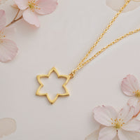 Blume Halskette in 925 Silber