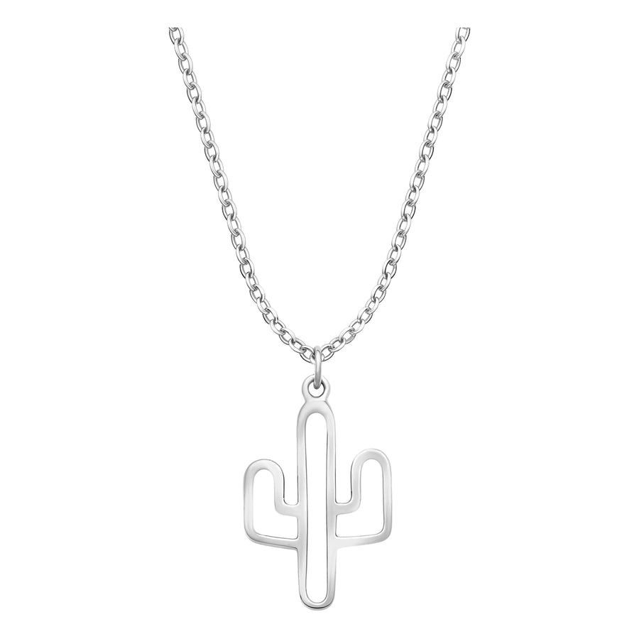 Cactus Halskette in 925 Silber