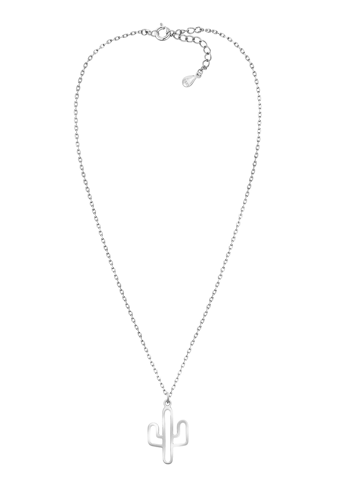 Cactus Halskette in 925 Silber