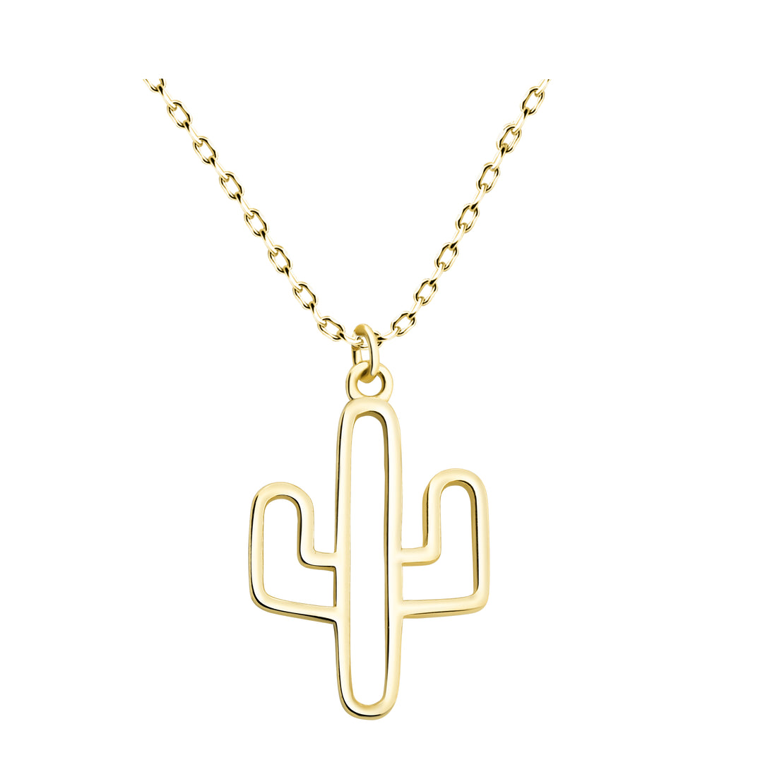 Cactus Halskette in 925 Silber