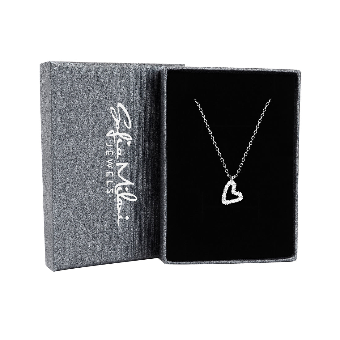 Herz Halskette in 925 Silber