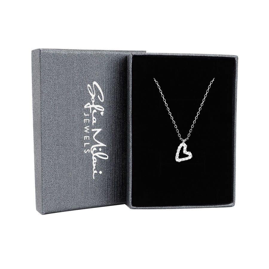 Herz Halskette in 925 Silber