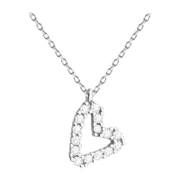 Herz Halskette in 925 Silber