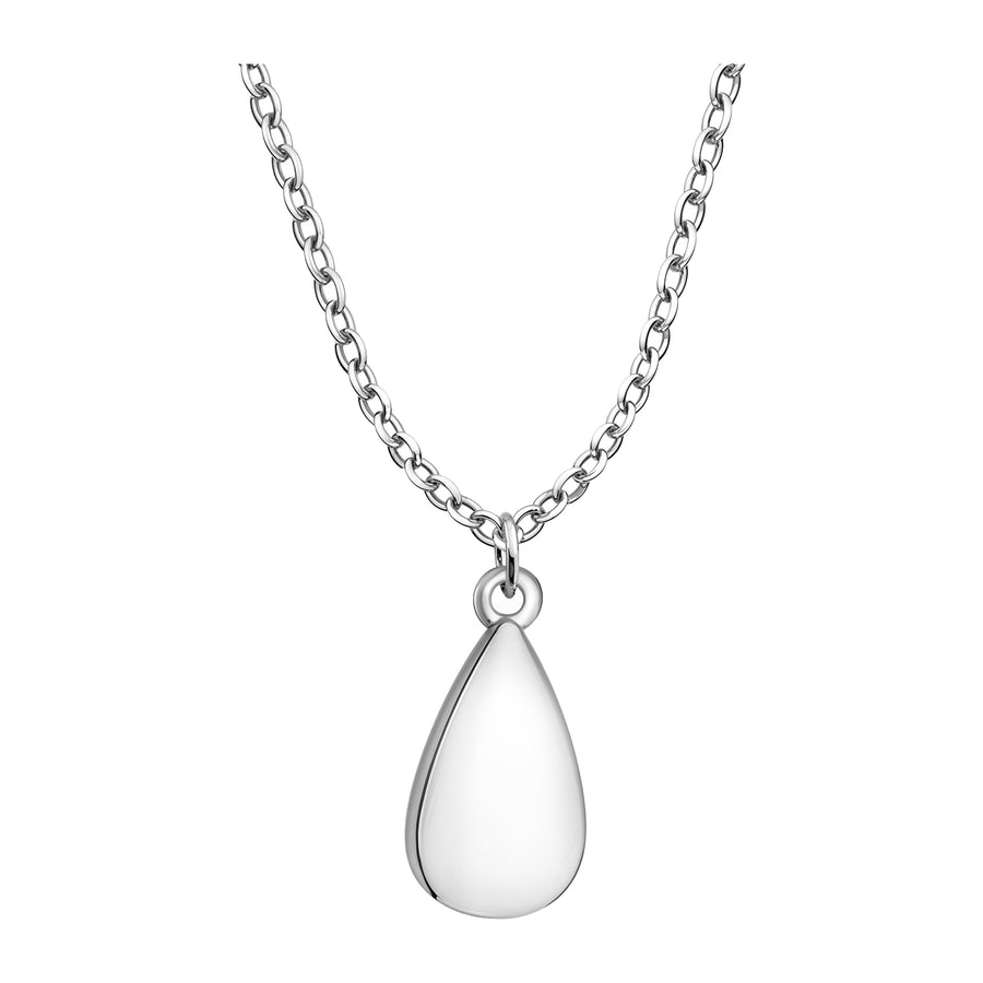Tropfen Halskette in 925 Silber