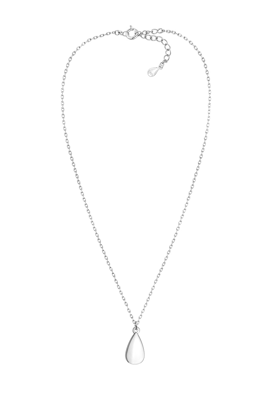 Tropfen Halskette in 925 Silber