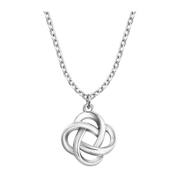 Knoten Halskette in 925 Silber