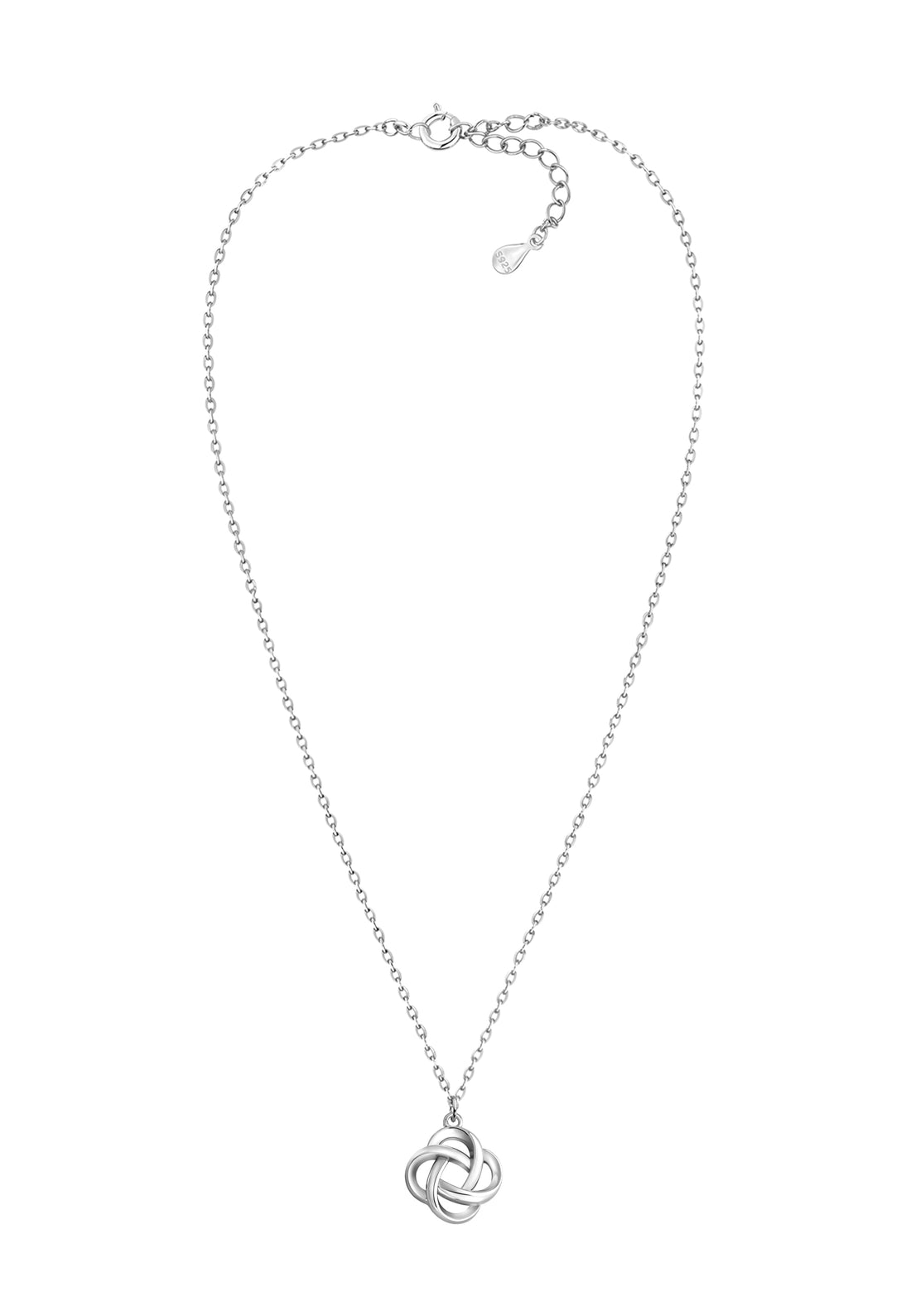 Knoten Halskette in 925 Silber