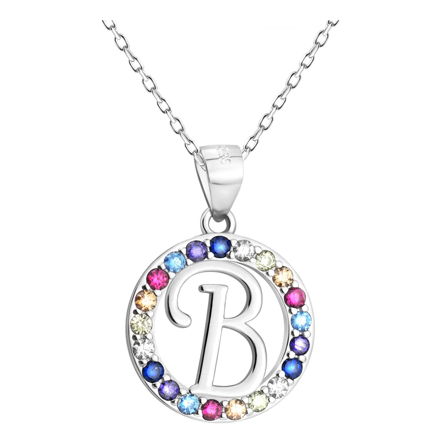 Hauptansicht von Buchstabe B Halskette in 925 Silber von Sofia Milani - N0515