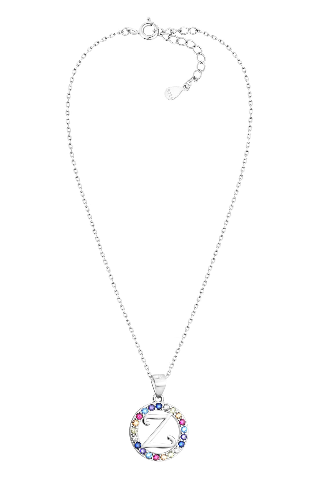 Vollansicht von Buchstabe Z Halskette in 925 Silber von Sofia Milani - N0539