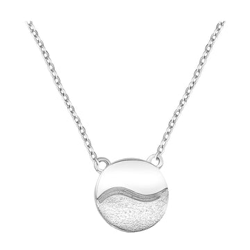 Hauptansicht von Ying und Yang Kreis Halskette in 925 Silber von Sofia Milani - N0540