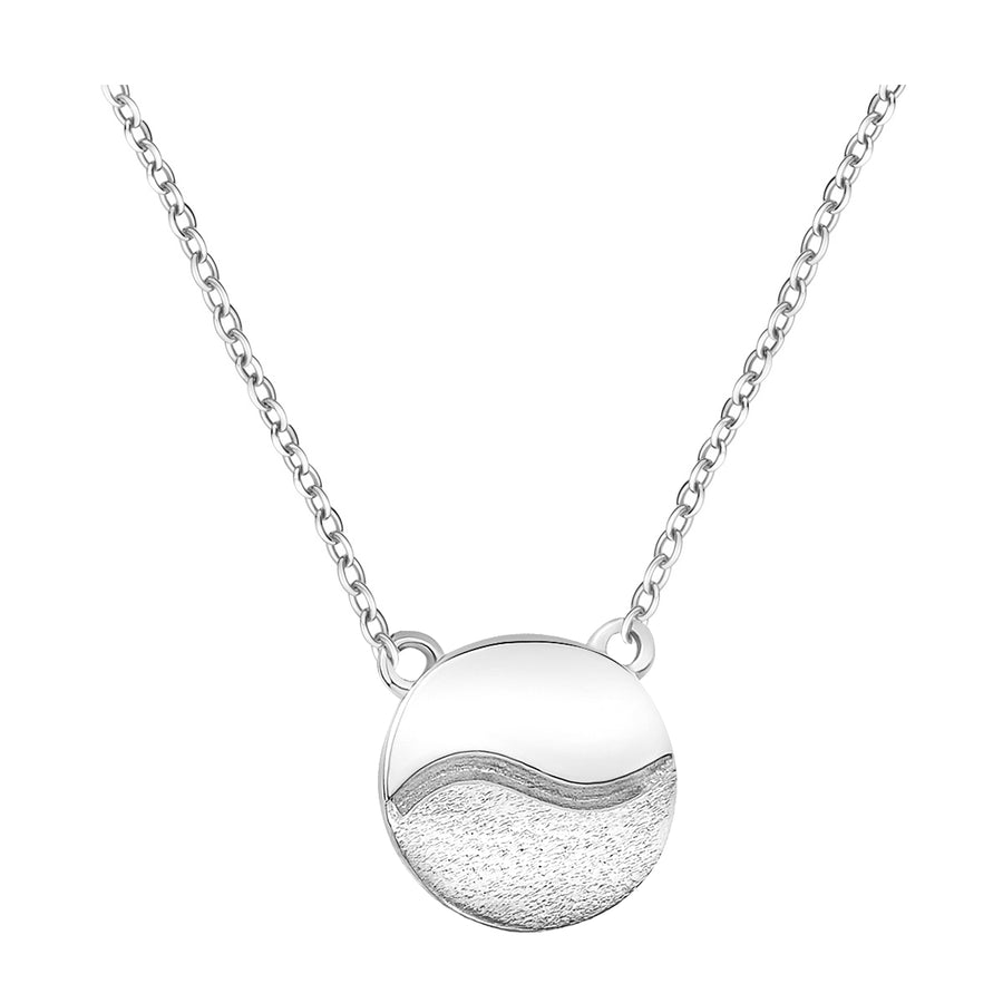 Hauptansicht von Ying und Yang Kreis Halskette in 925 Silber von Sofia Milani - N0540