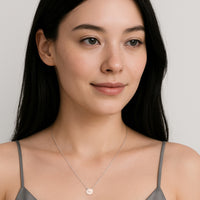 Modelansicht von Ying und Yang Kreis Halskette in 925 Silber von Sofia Milani - N0540