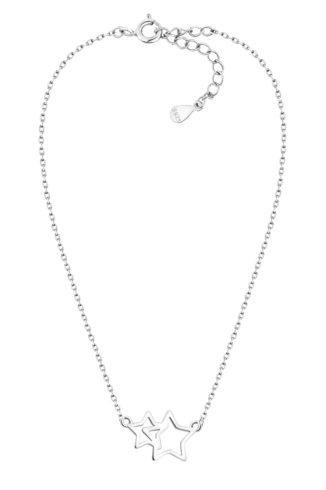 Vollansicht von Stern Halskette in 925 Silber von Sofia Milani - N0548
