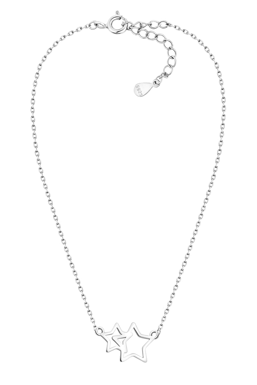 Vollansicht von Stern Halskette in 925 Silber von Sofia Milani - N0548
