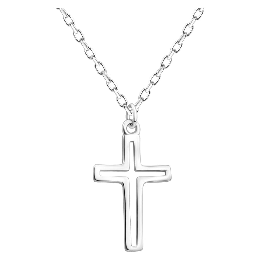 Hauptansicht von Kreuz Halskette in 925 Silber von Sofia Milani - N0550