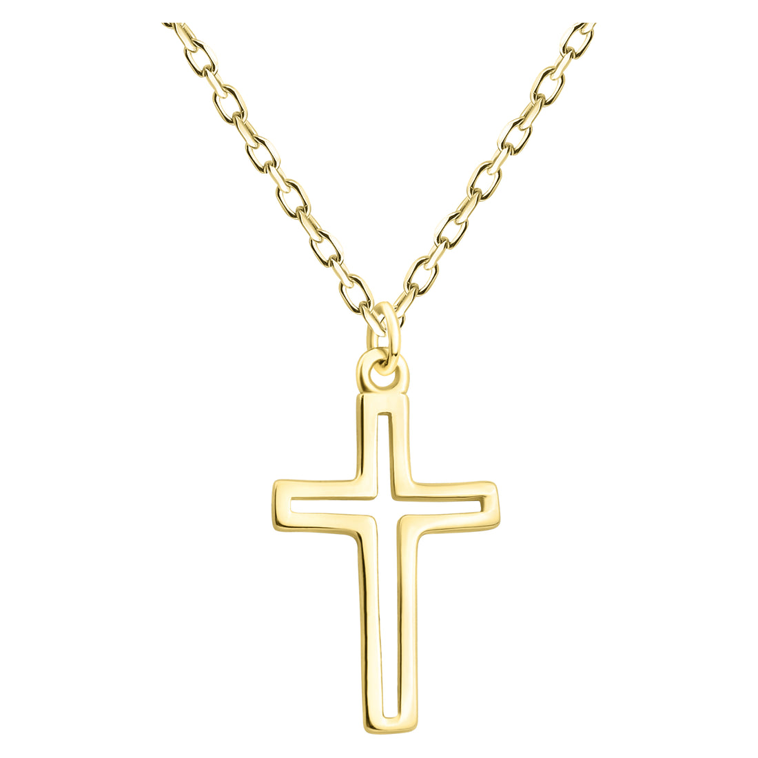 Hauptansicht von Kreuz Halskette in 925 Silber von Sofia Milani - N0551