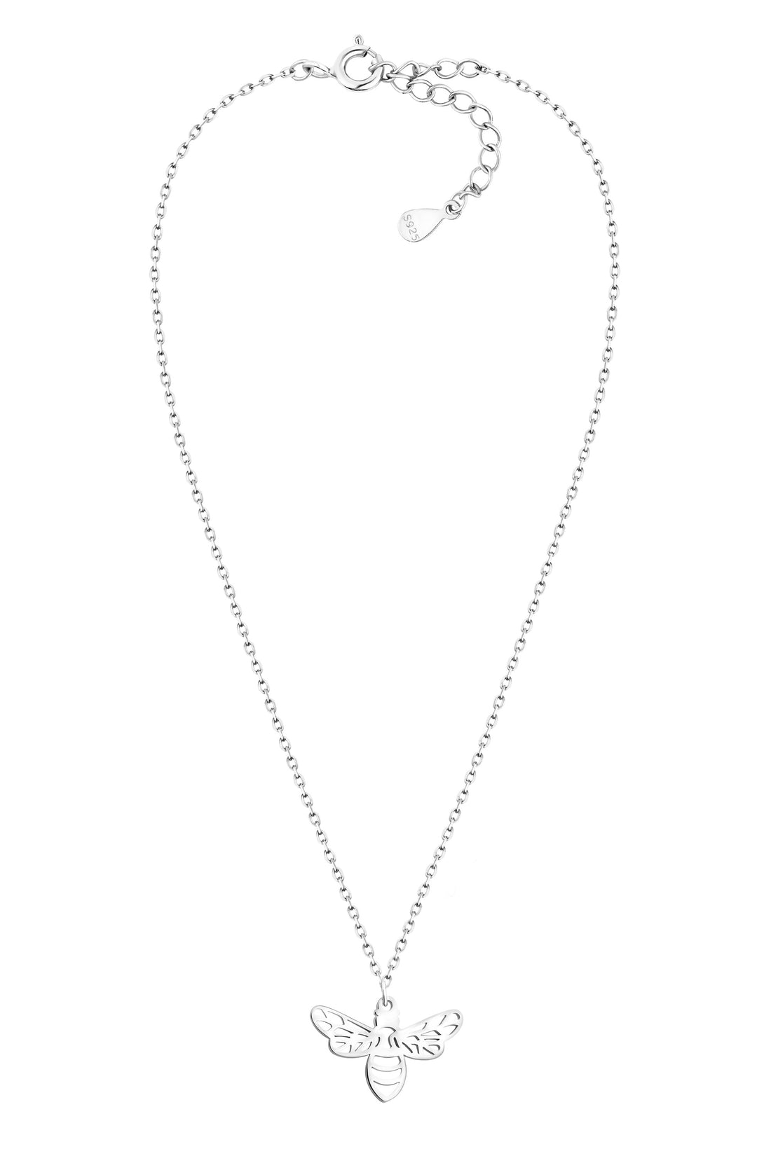 Vollansicht von Bienen Halskette in 925 Silber von Sofia Milani - N0552