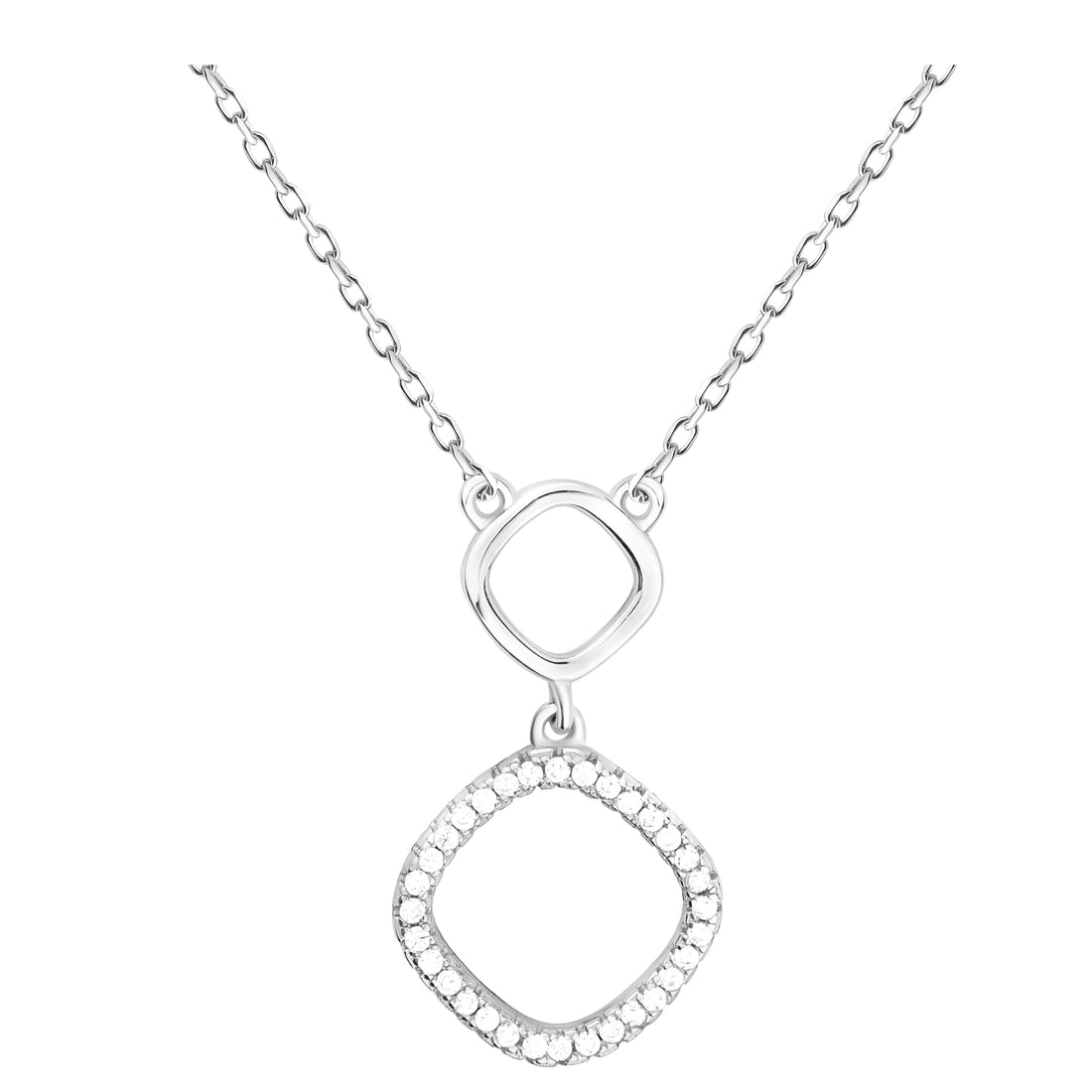 Hauptansicht von Kreis Halskette in 925 Silber von Sofia Milani - N0554