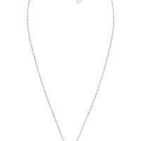 Vollansicht von Kleeblatt Halskette in 925 Silber von Sofia Milani - N0564