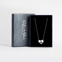Boxansicht von Herzschlag Halskette in 925 Silber von Sofia Milani - N0568