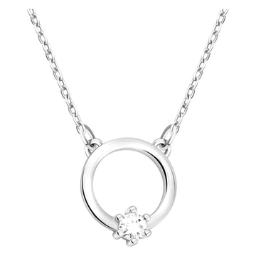 Hauptansicht von Kreis Halskette in 925 Silber von Sofia Milani - N0578
