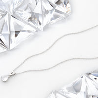 Zirkonia Halskette in 925 Silber von Sofia Milani