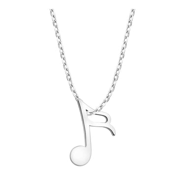 Hauptansicht von Viertel Musik Note Halskette in 925 Silber von Sofia Milani - N0588