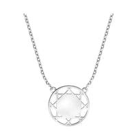Hauptansicht von Ornament Kreis Halskette in 925 Silber von Sofia Milani - N0594