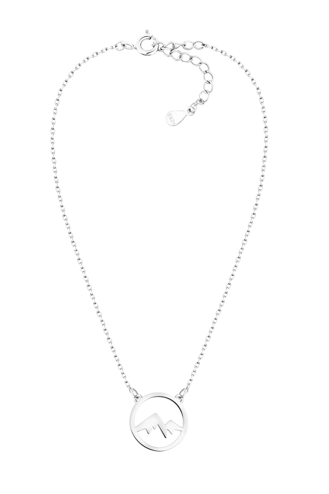 Vollansicht von Berg Halskette in 925 Silber von Sofia Milani - N0602