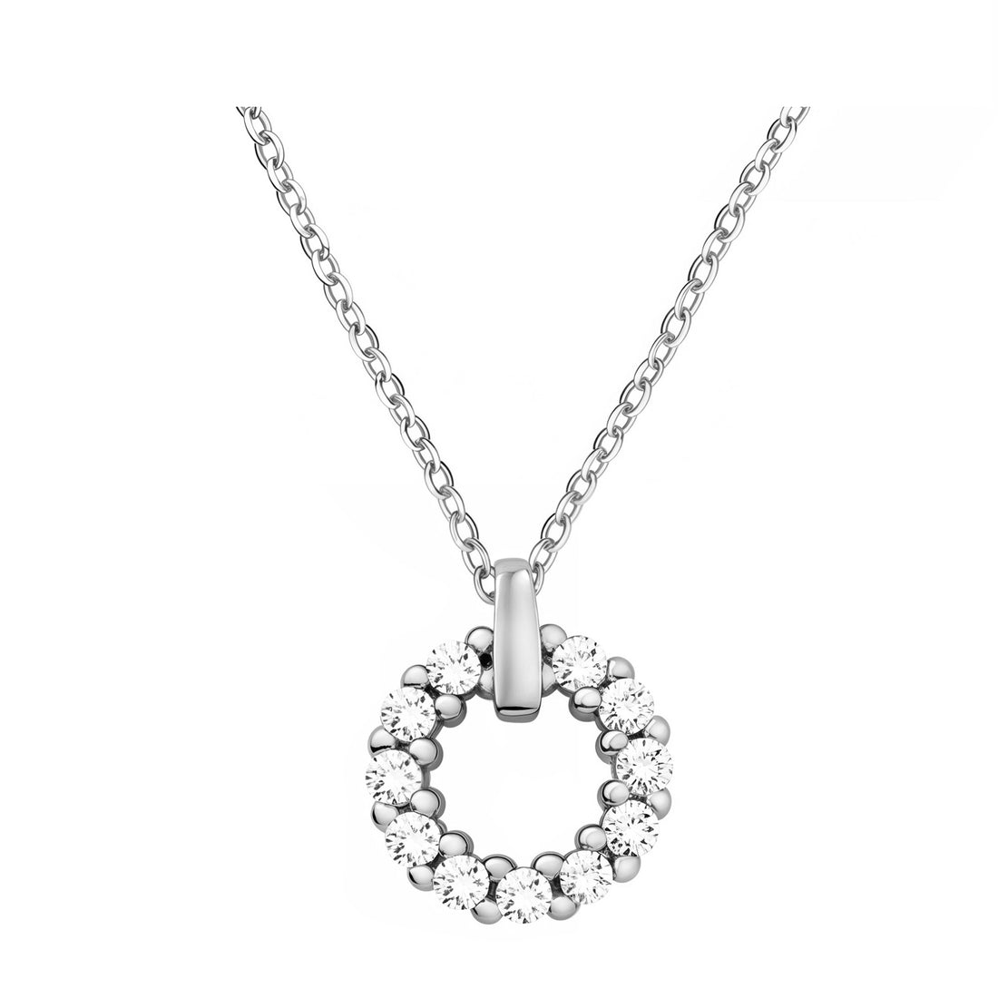 Hauptansicht von Kreis Halskette in 925 Silber von Sofia Milani - N0612
