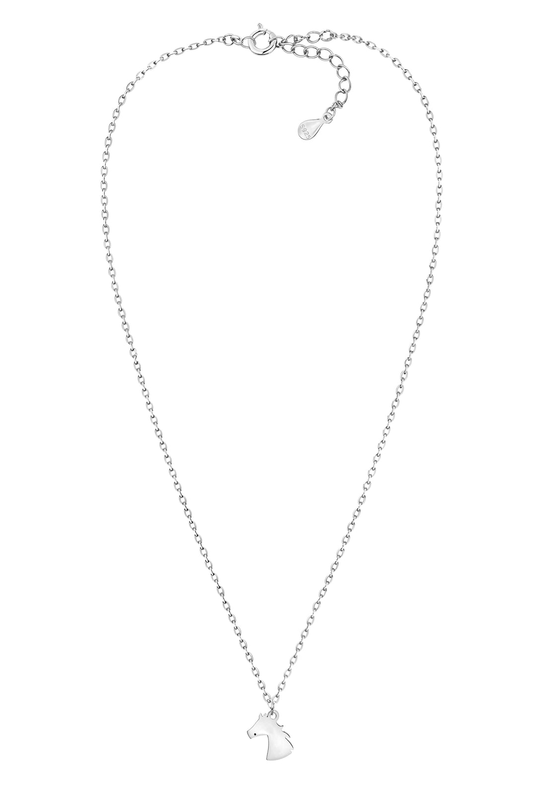 Vollansicht von Pferd Halskette in 925 Silber von Sofia Milani - N0620