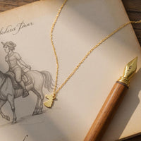 Lifestyleansicht von Pferd Halskette in 925 Silber von Sofia Milani - N0621