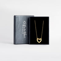 Boxansicht von Herz Halskette in 925 Silber von Sofia Milani - N0625