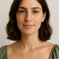 Modelansicht von Achtel Musik Note Halskette in 925 Silber von Sofia Milani - N0628