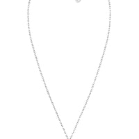 Vollansicht von Achtel Musik Note Halskette in 925 Silber von Sofia Milani - N0628