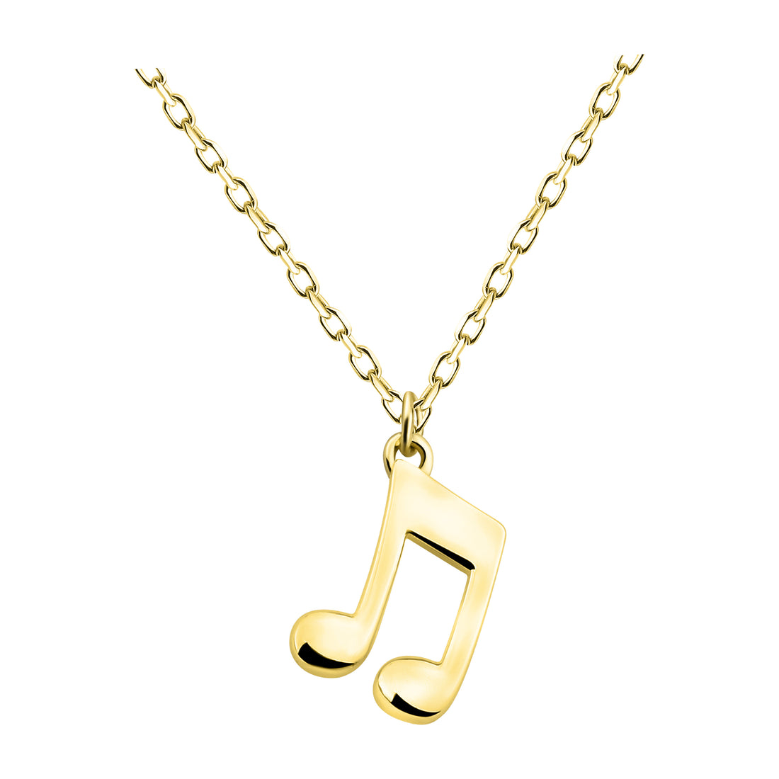 Hauptansicht von Achtel Musik Note Halskette in 925 Silber von Sofia Milani - N0629
