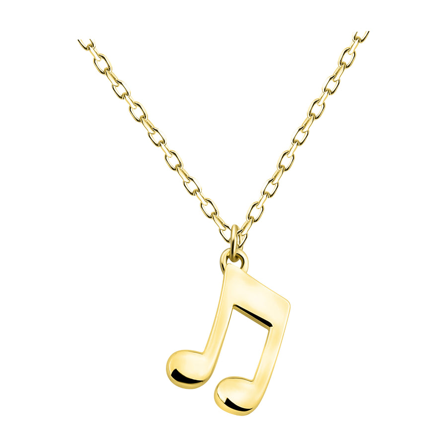 Hauptansicht von Achtel Musik Note Halskette in 925 Silber von Sofia Milani - N0629