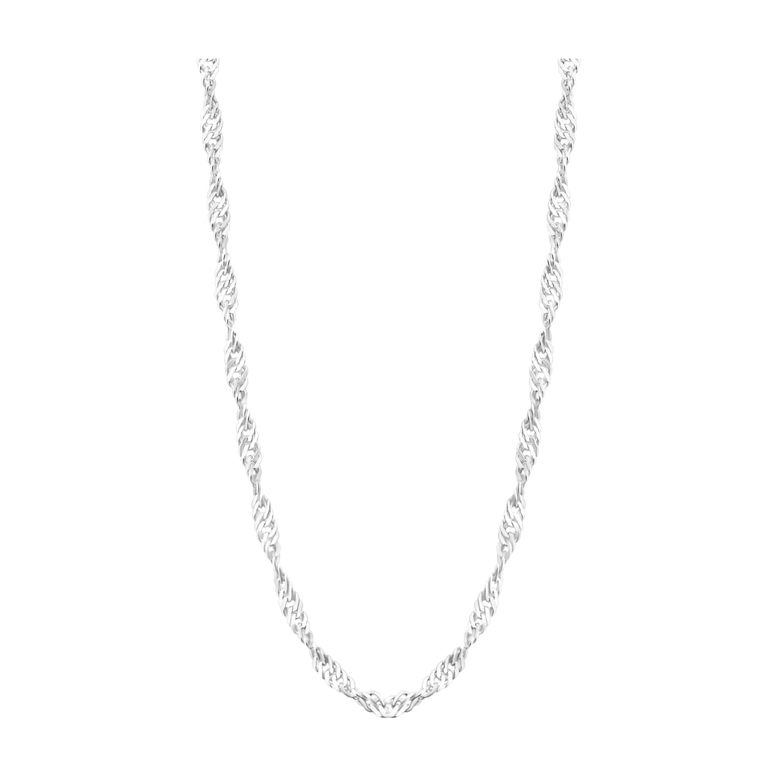 Hauptansicht von Singapur Kette Halskette in 925 Silber von Sofia Milani - N0634