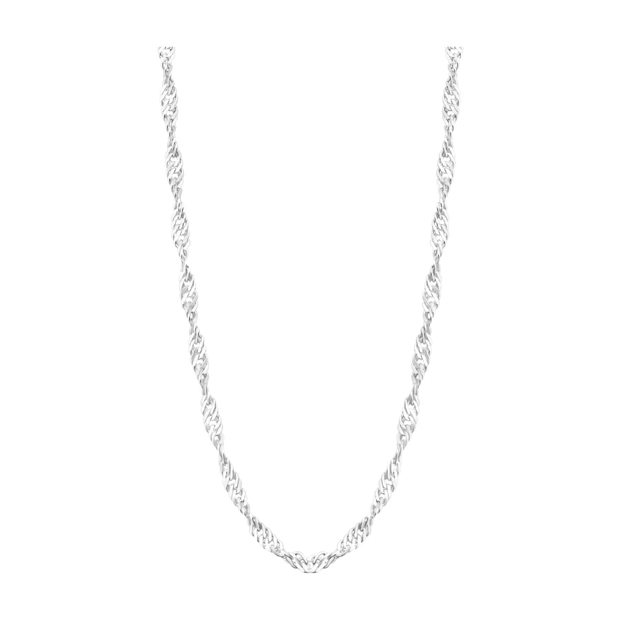 Hauptansicht von Singapur Kette Halskette in 925 Silber von Sofia Milani - N0634