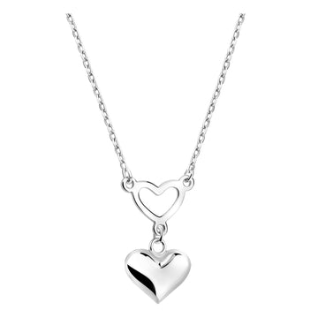 Hauptansicht von Herz Halskette in 925 Silber von Sofia Milani - N0640