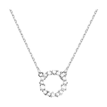 Hauptansicht von Kreis Halskette in 925 Silber von Sofia Milani - N0648