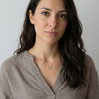 Modelansicht von Doppeltes Herz Halskette in 925 Silber von Sofia Milani - N0665