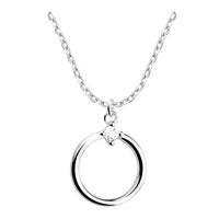 Hauptansicht von Kreis Halskette in 925 Silber von Sofia Milani - N0686