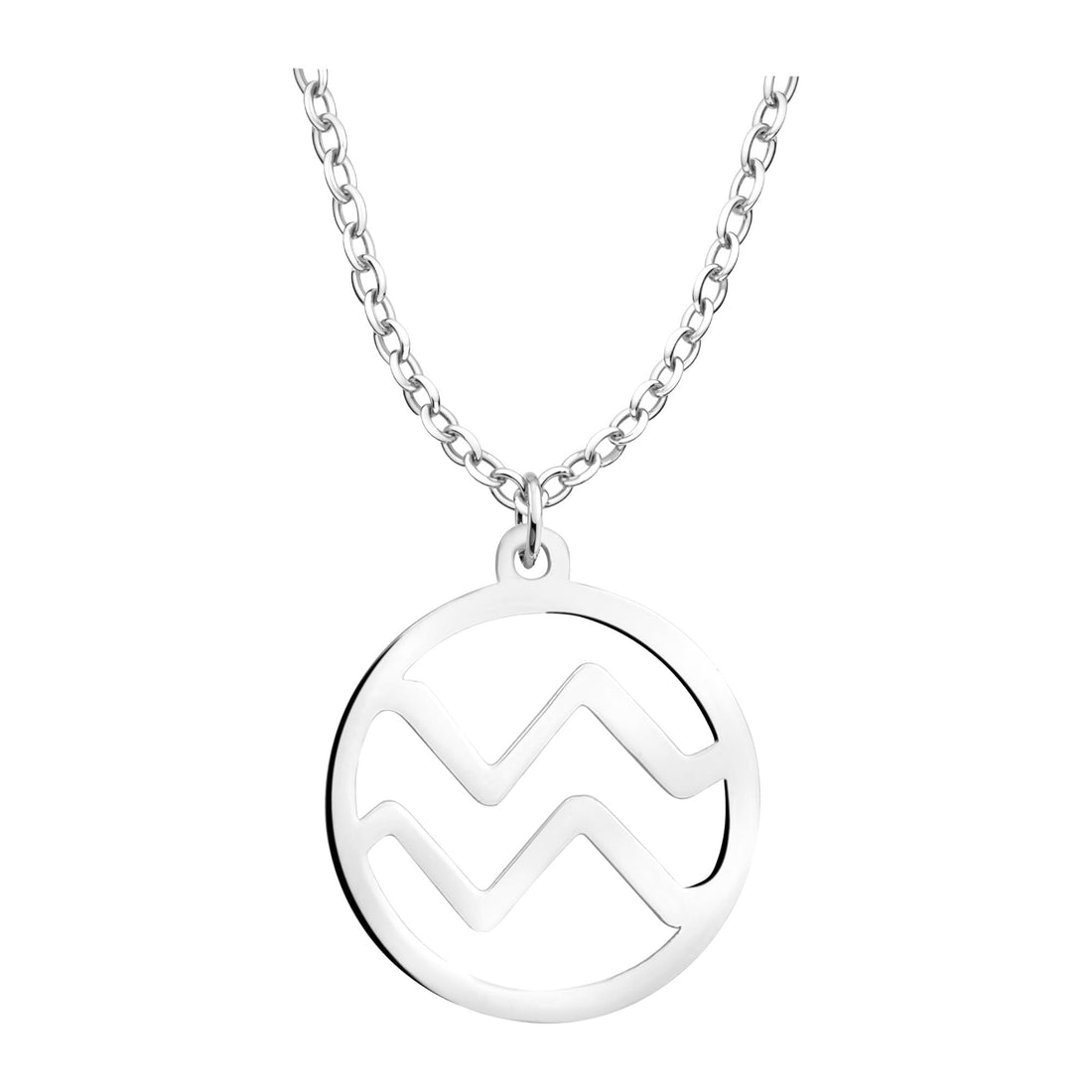 Hauptansicht von Wassermann Sternzeichen Halskette in 925 Silber von Sofia Milani - N0730