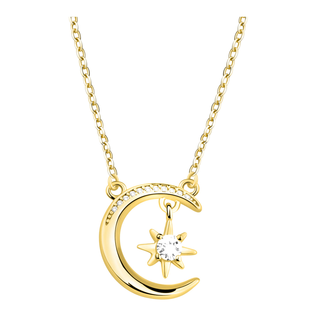 Hauptansicht von Mond Halskette in 925 Silber von Sofia Milani - N0739