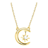 Hauptansicht von Mond Halskette in 925 Silber von Sofia Milani - N0739