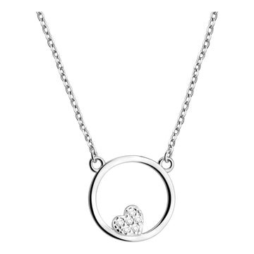 Hauptansicht von Kreis Halskette in 925 Silber von Sofia Milani - N0742