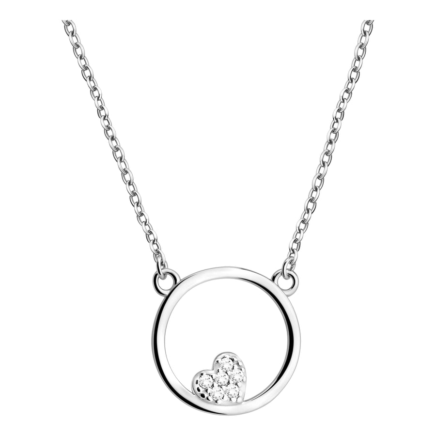 Hauptansicht von Kreis Halskette in 925 Silber von Sofia Milani - N0742
