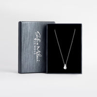 Boxansicht von Zirkonia Halskette in 925 Silber von Sofia Milani - N0746