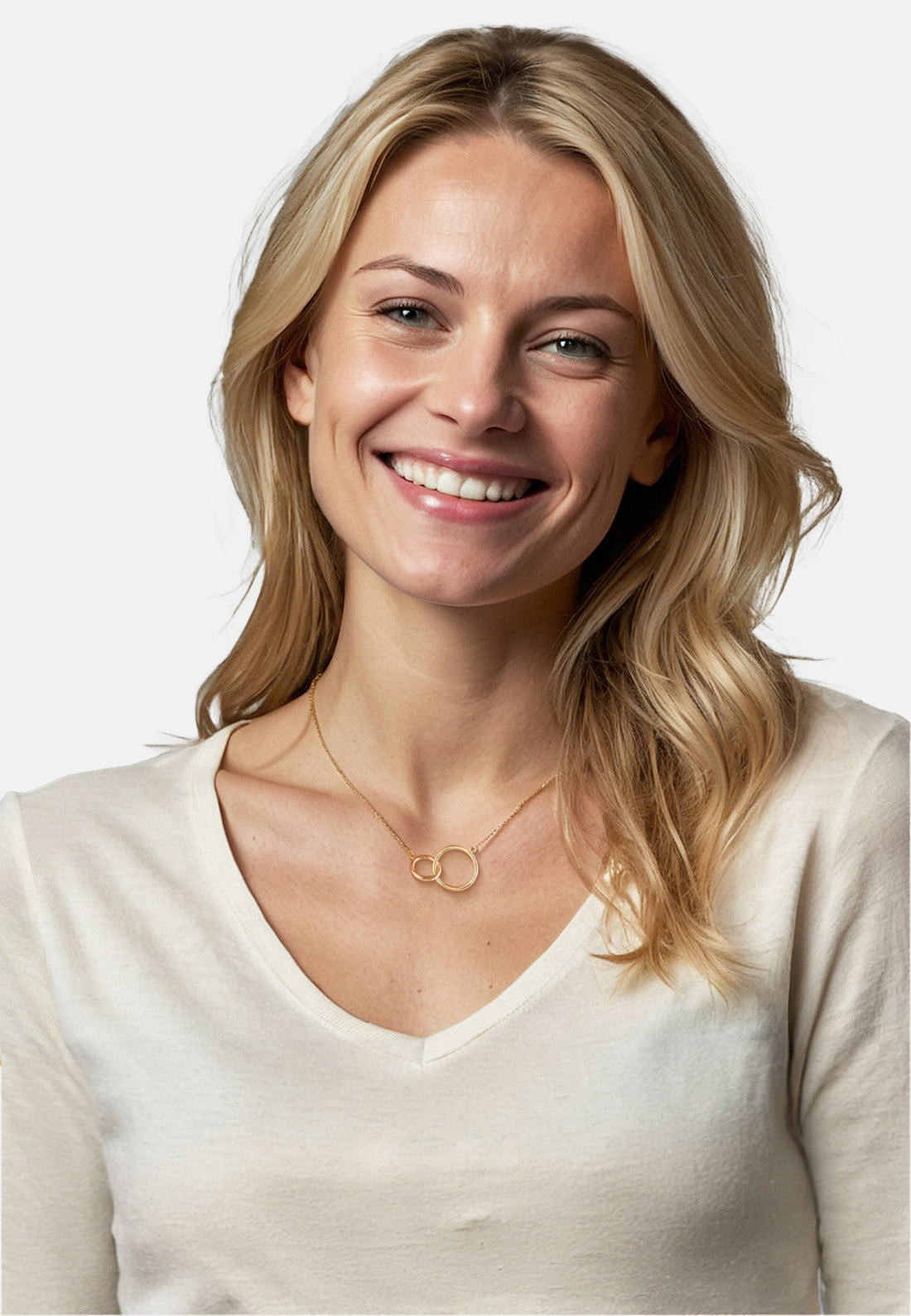 Modelansicht von Kreis Halskette in 925 Silber von Sofia Milani - N0753